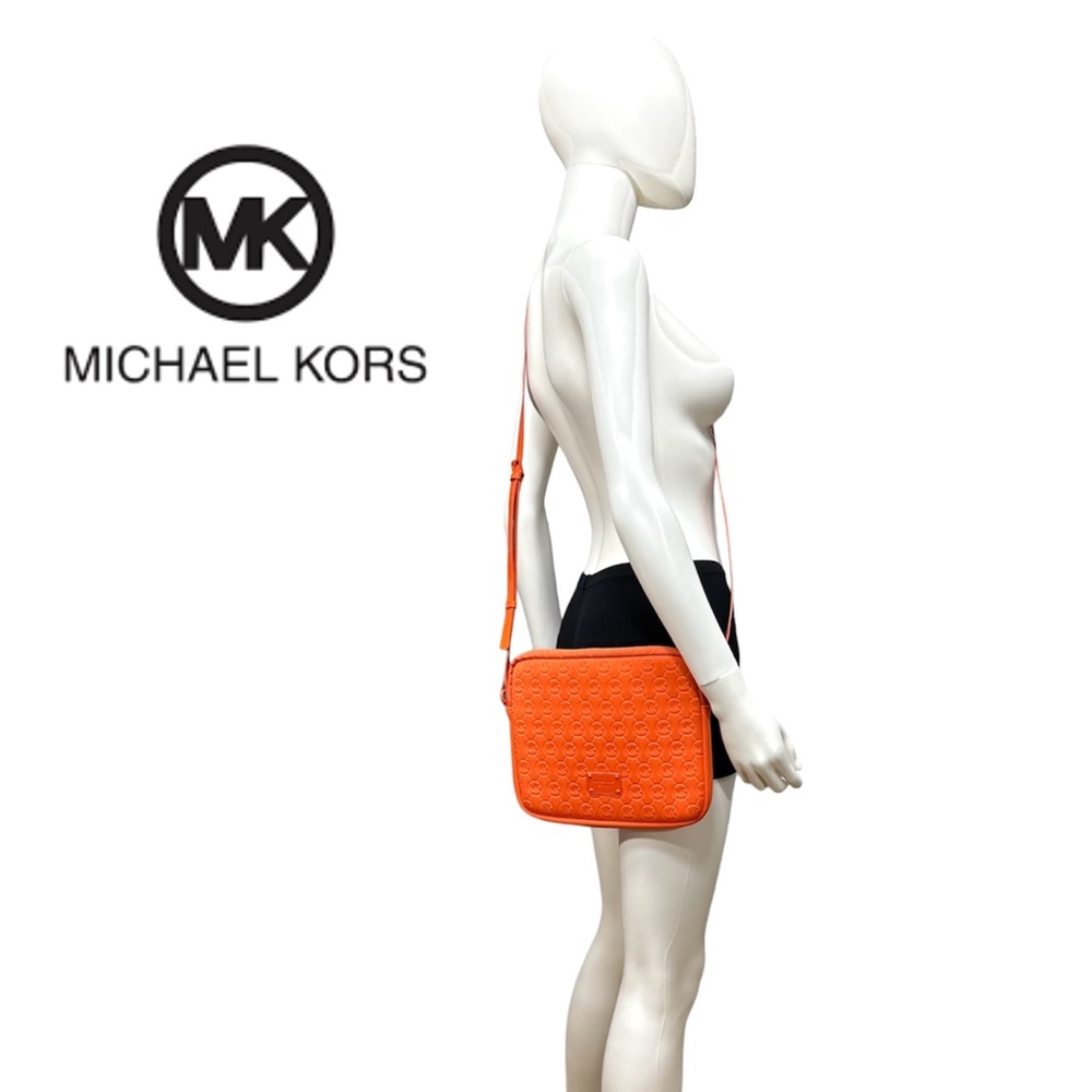 Michael Kors Bright Orange Tech Accessory Bag